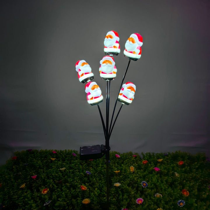 Dekorative LED Schneemann Gartensteckerlichter