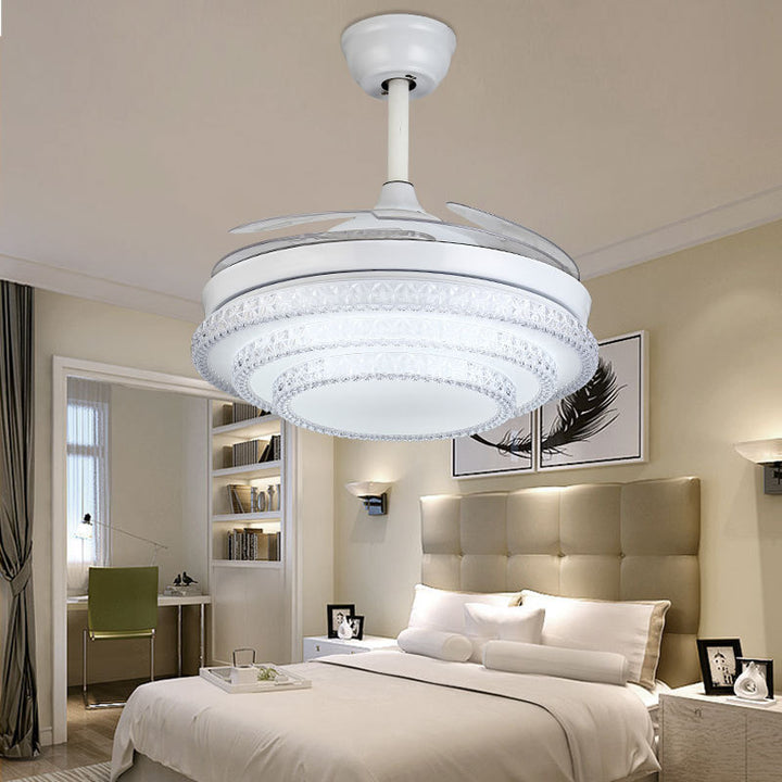 Zeitgenössische Deckenventilator Lichtinstallation