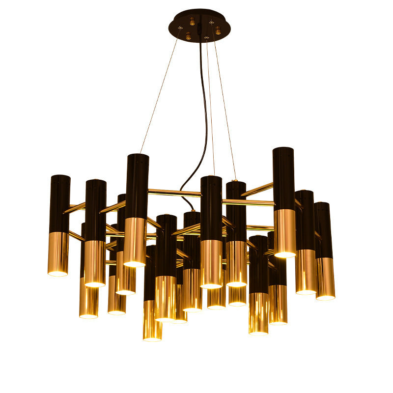 Luxuriöser geometrischer Pendelleuchter