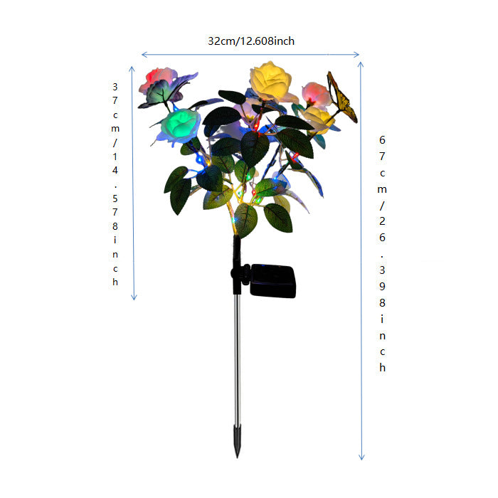 Dekorative Solar-LED-Blumensteckerlichter