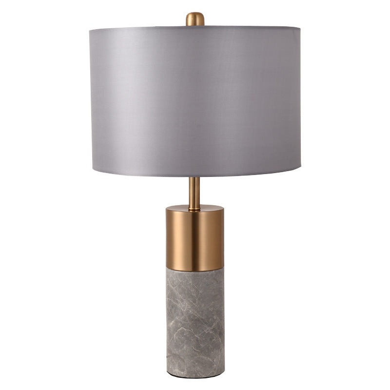 Zeitgenössische Marmor- und Metall-Tischlampe
