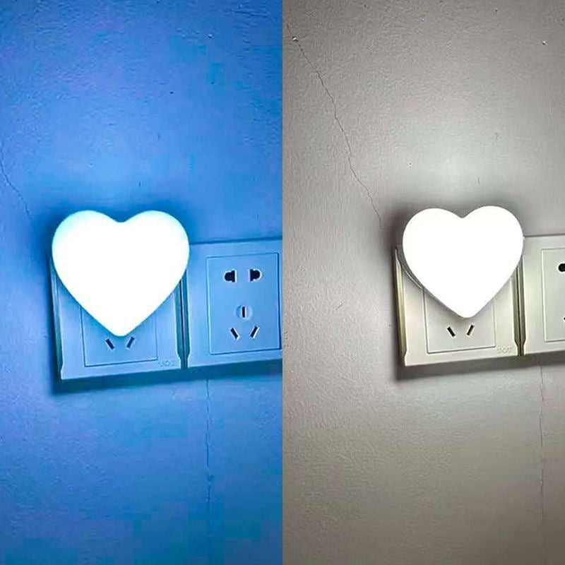 Herzförmiger Plug-In Ambient Nachtlicht mit sanftem LED-Leuchten