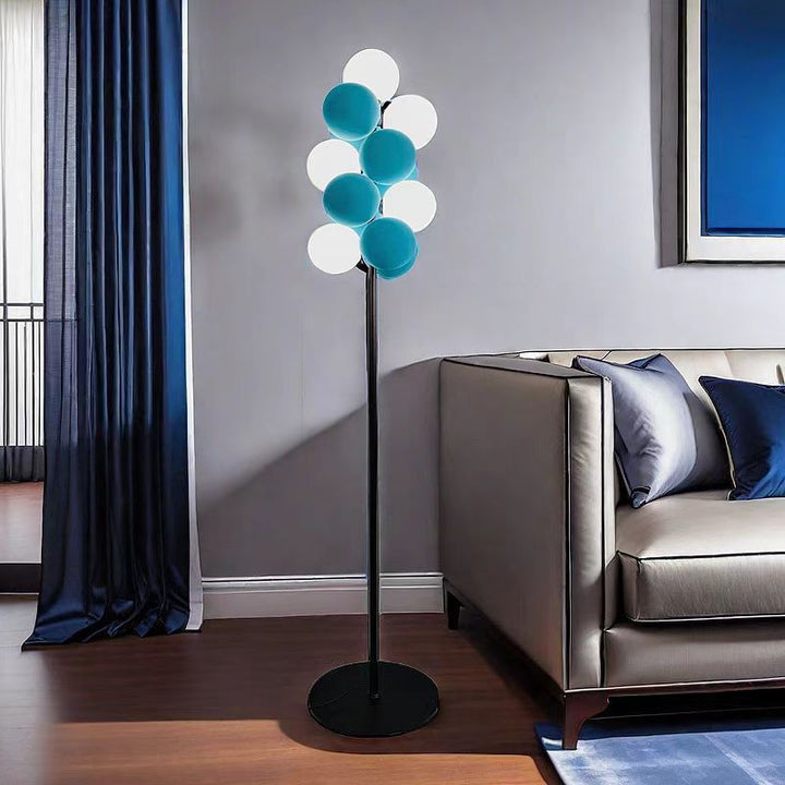 Moderne geometrische Kugel Stehlampe