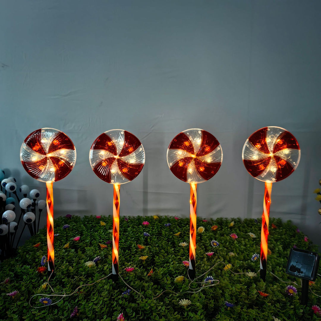 Dekorative LED-Lutscher-Gartenstecklichter