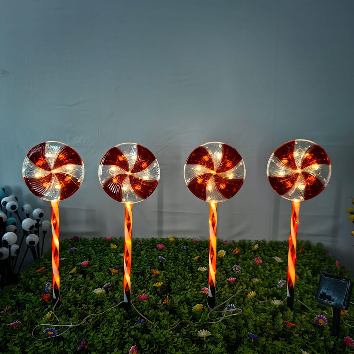Dekorative LED-Lutscher-Gartenstecklichter