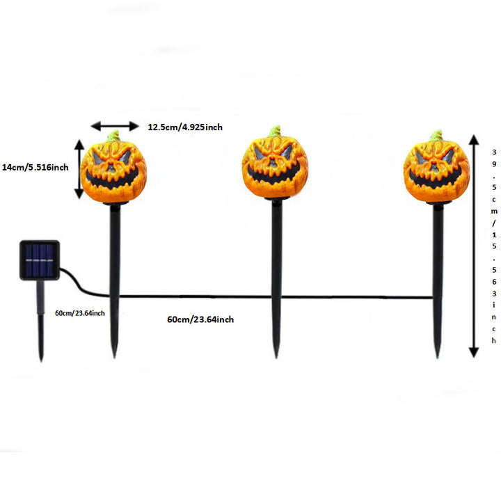 Dekorative Halloween Kürbislampe