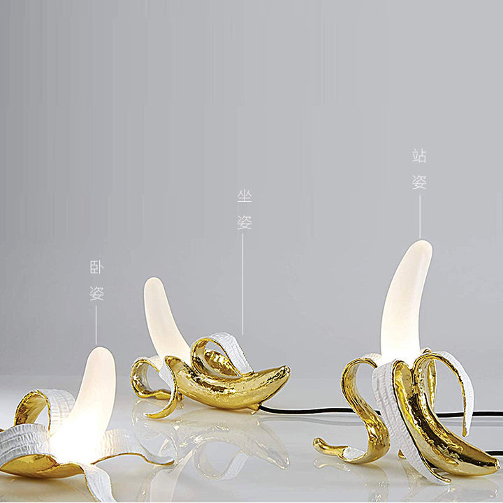 Neuheit Geschälte Banane LED Tischlampe