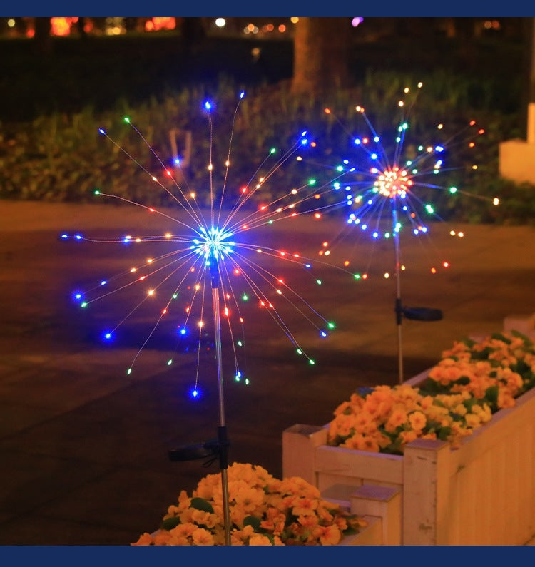 Sternenstrahl Solar Gartenstecker LED Funkel Skulptur