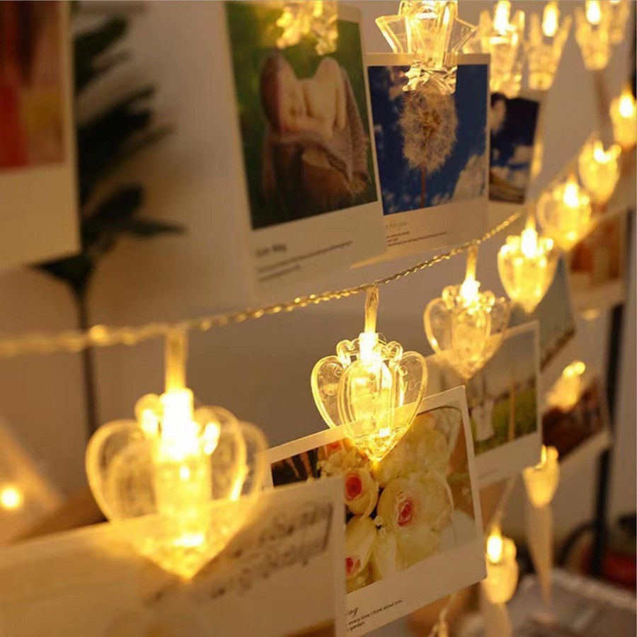 Herzförmige LED-Lichterkette