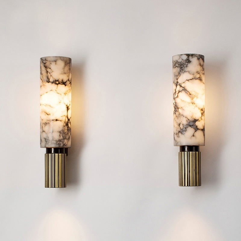 Luxuriöse Marmor Wandleuchte