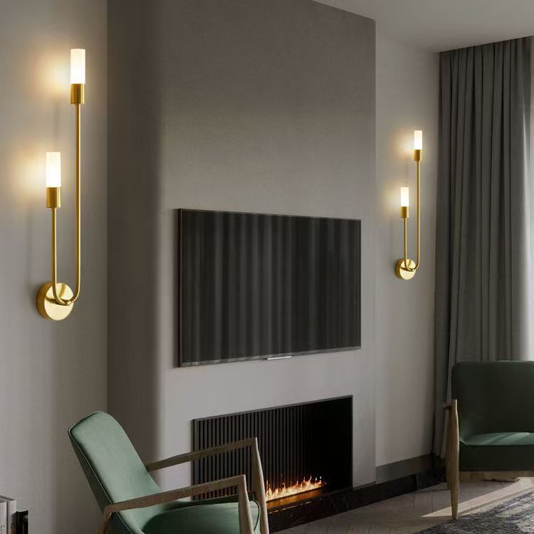 Moderne Doppeldraht-Wandlampe