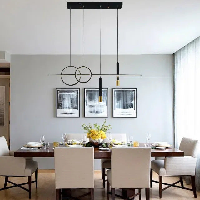 Moderne geometrische Pendelleuchte