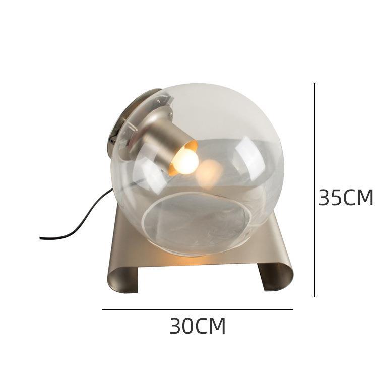 Moderne Glaskugel Tischlampe