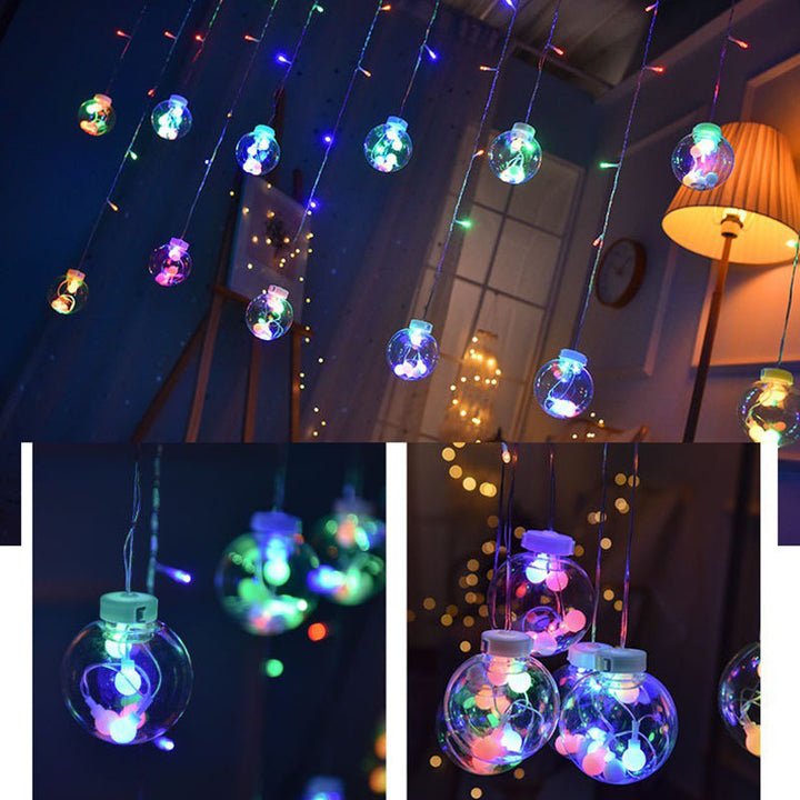 Hängende LED-Globus-Lichterkette