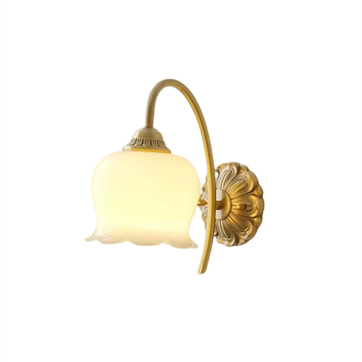 Elegante Wandmontierte Glaslampe