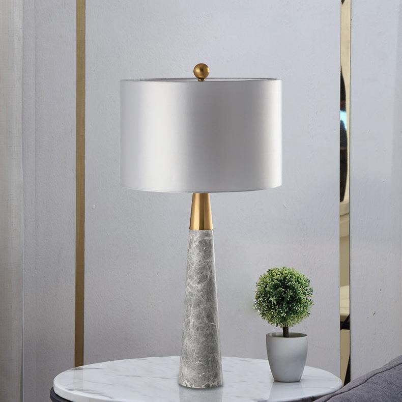 Moderne Marmorfuß Tischlampe