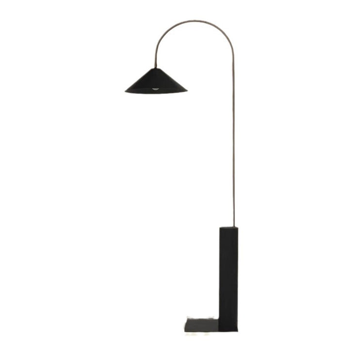 Moderne Bogen-Stehlampe mit einzigartigem Schirmdesign