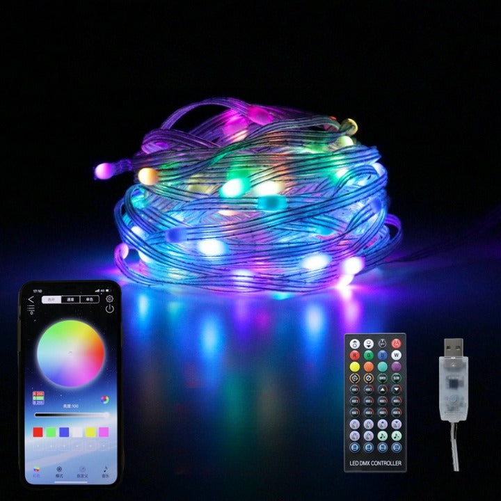 💡🌈Bunte Fernbedienung LED-Streifenlichter😎