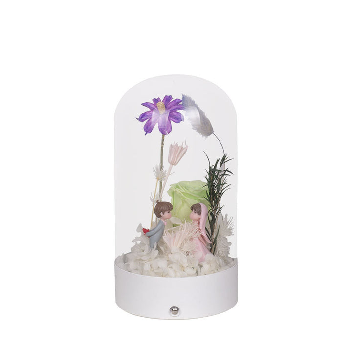 Künstlerische Blumen-Dome-Lampe