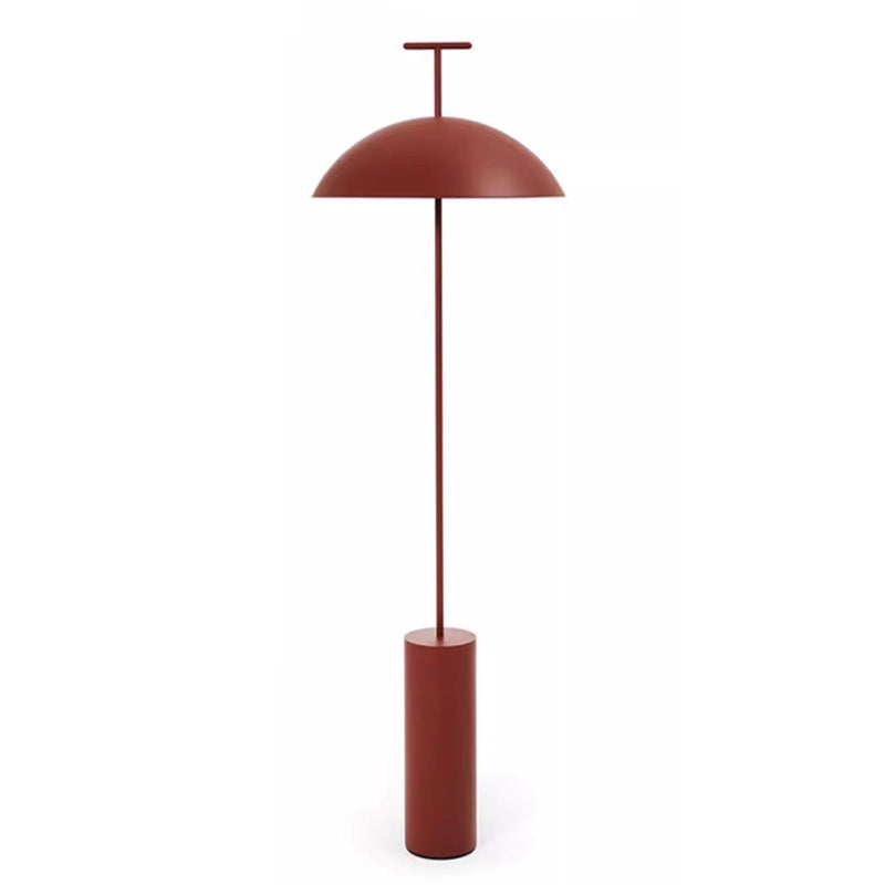 Moderne Minimalistische Stehleuchte mit zylindrischem Sockel