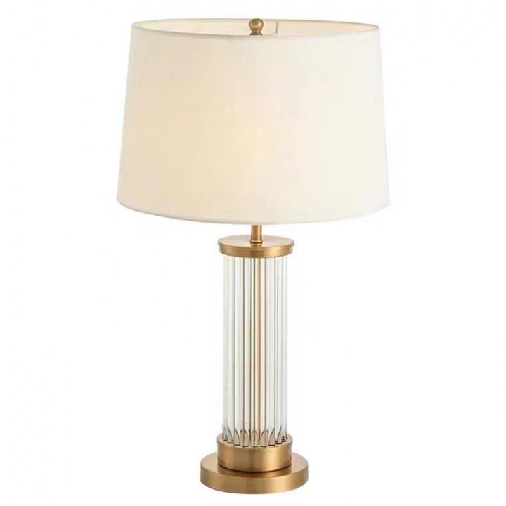 Elegante Tischlampe mit Kristallakzenten