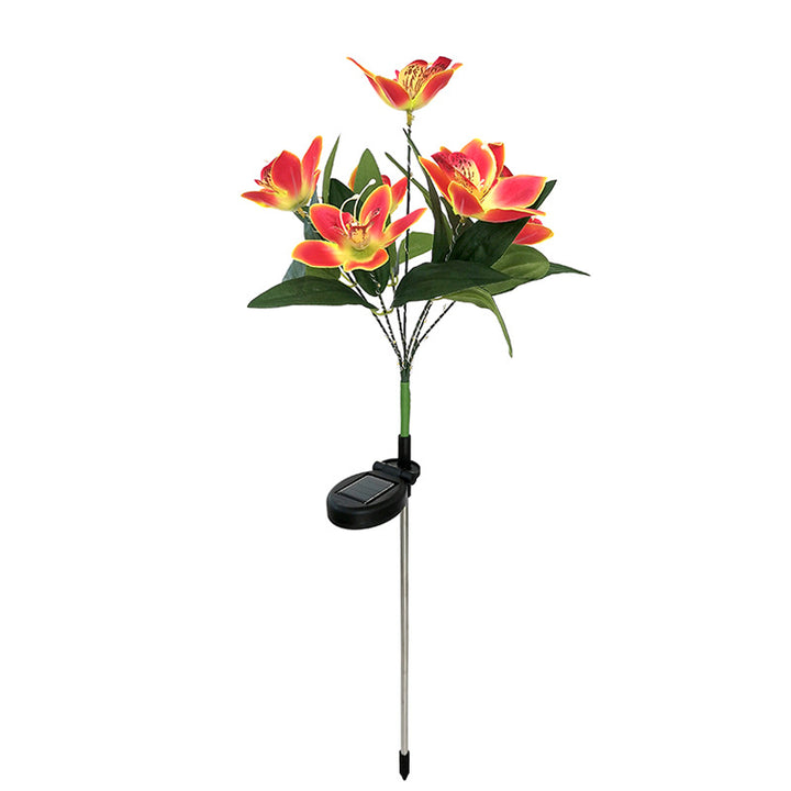 Solarbetriebene LED dekorative Blumen Gartenstecker