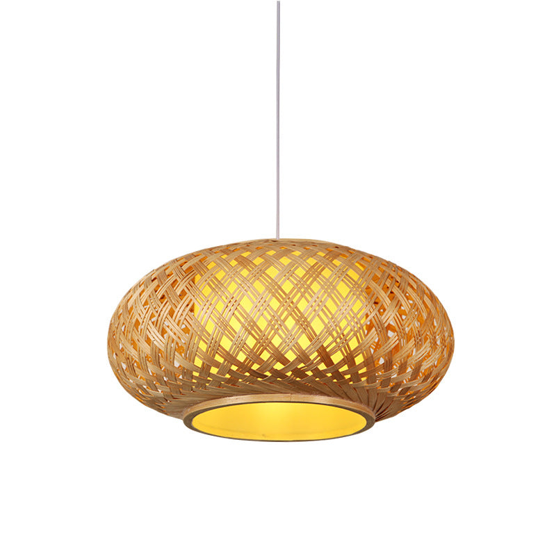 Woven Bamboo Deckenlampe