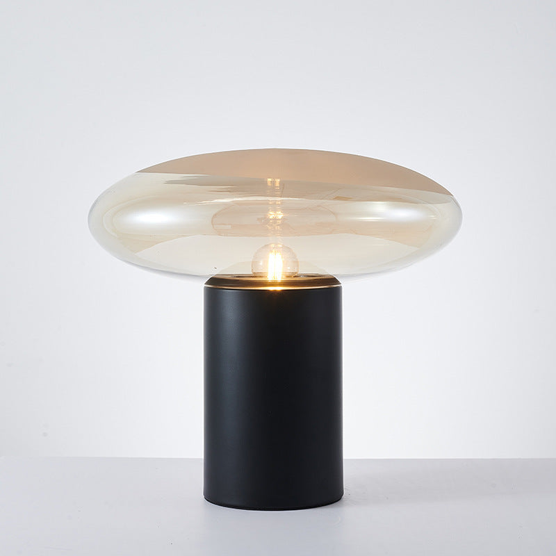 Zeitgenössische Glas-Tischlampe