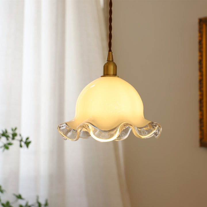 Elegante drei-Lampen-Pendelleuchte
