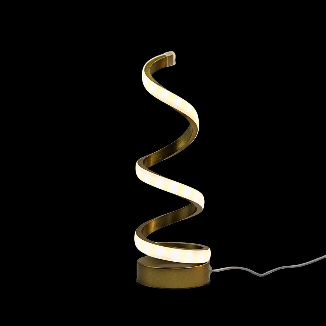 Moderne Spiral Tischlampe