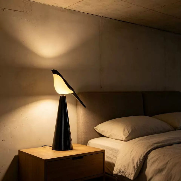 Künstlerische Vogel-Form Tischlampe