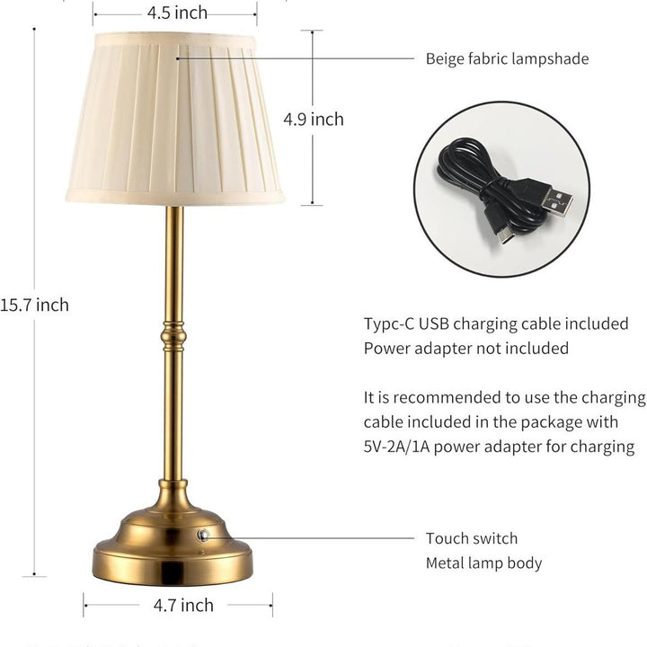 Dekorative Tischlampe