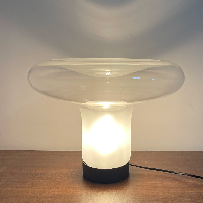 Moderne Skulpturale Glas Tischlampe