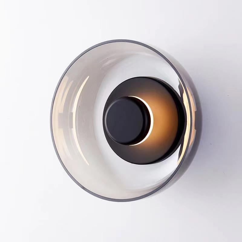 Moderne Glas Wandleuchte