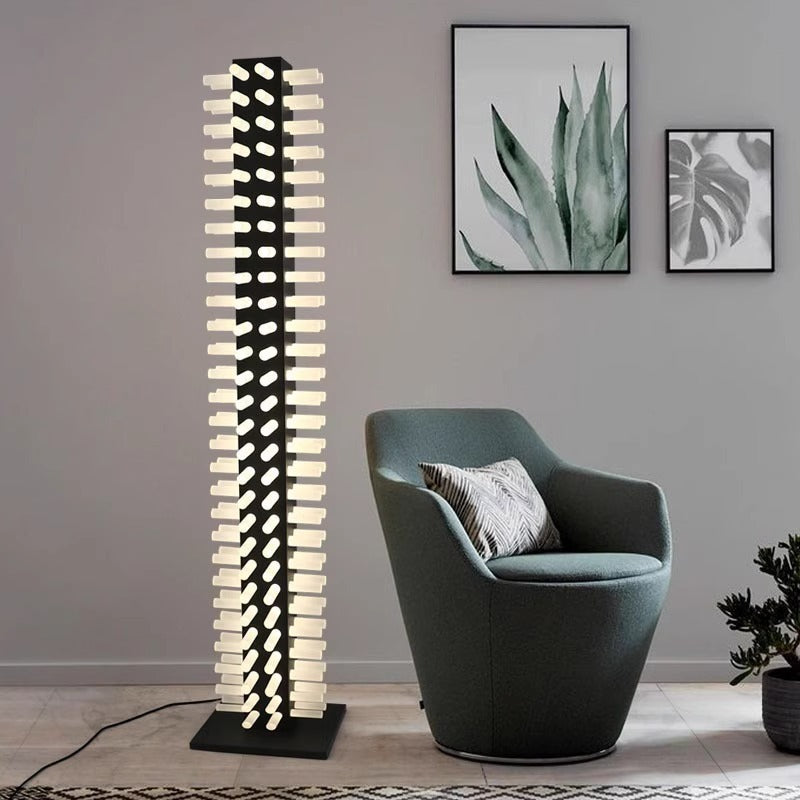 Skulpturale LED Stehleuchte
