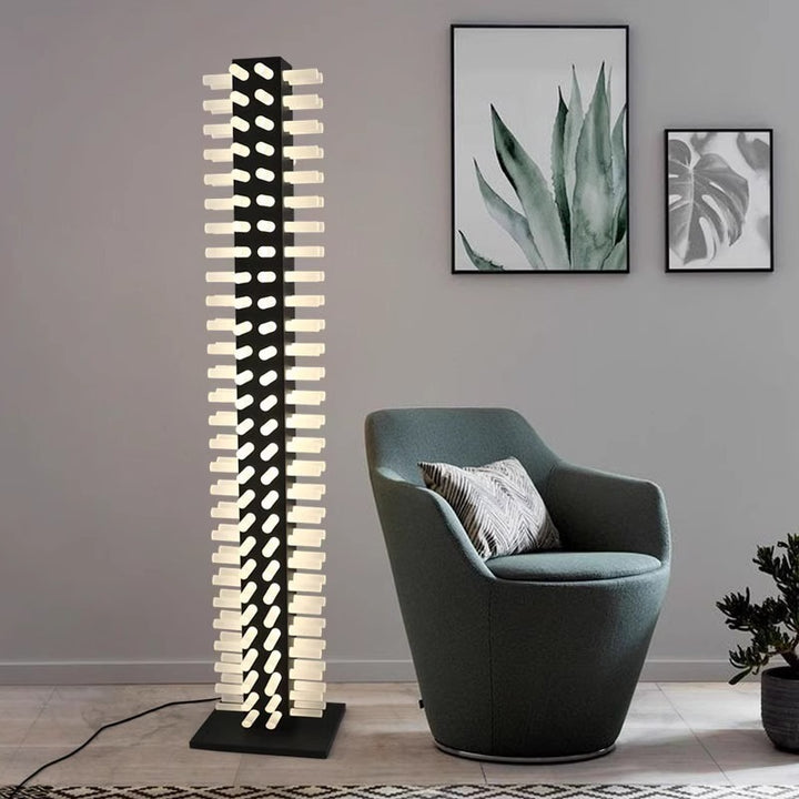 Skulpturale LED Stehleuchte