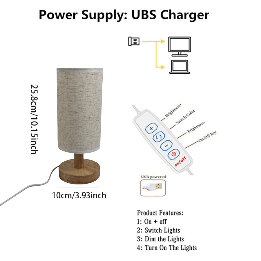 USB-betriebene dekorative Tischlampe