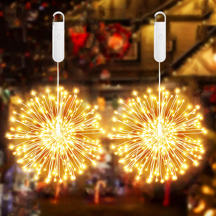 Hängende Sternenexplosion LED Feenlichtersphäre mit Fernbedienung