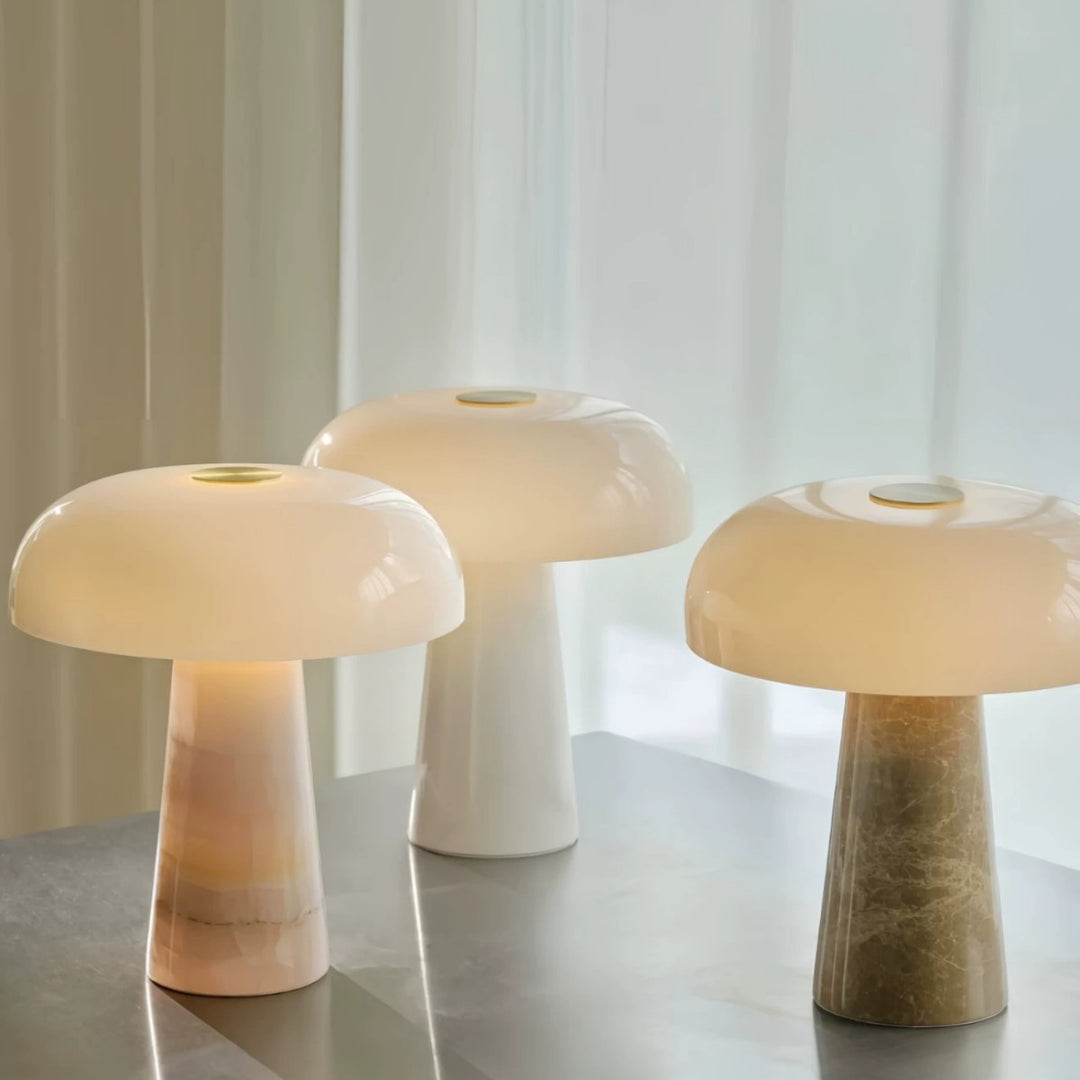 Moderne Pilz Tischlampe