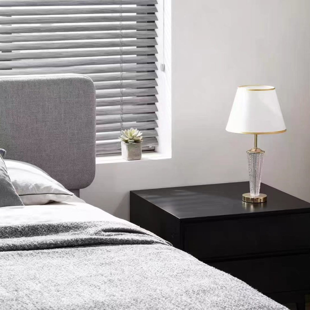 Elegante Kristall Akzent Tischlampe