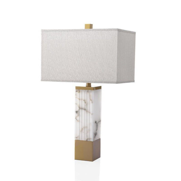 Elegante Marmor Akzent Tischlampe