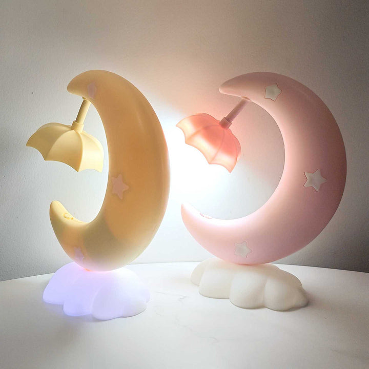 Dekorative Mond- und Wolken-Nachtlicht-Tischlampe für Kinder