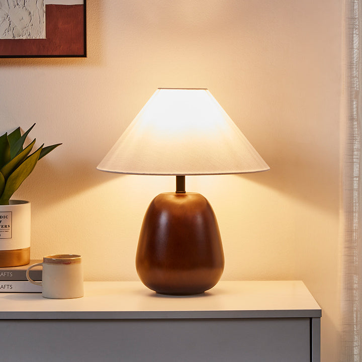 Stylische Keramik Tischlampe