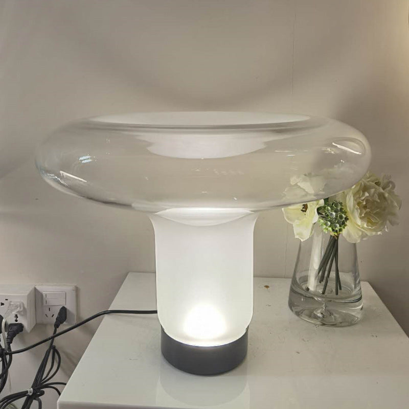 Moderne Skulpturale Glas Tischlampe