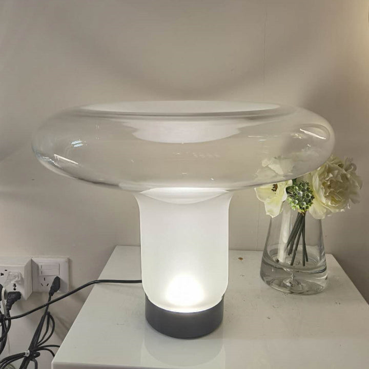 Moderne Skulpturale Glas Tischlampe