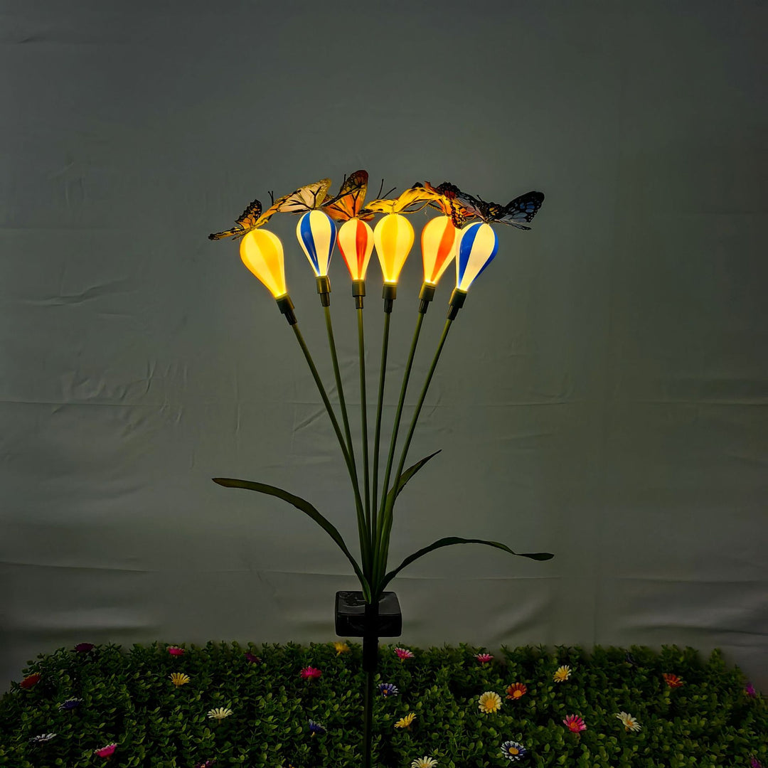 Dekorative Solar-Blumenstecklichter