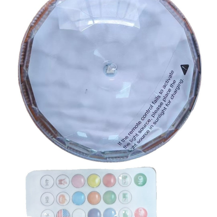 Schwebende Solar RGB Poollichter mit wasserdichtem LED-Ring und Dämmerungs-zu-Morgendämmerung-Sensor
