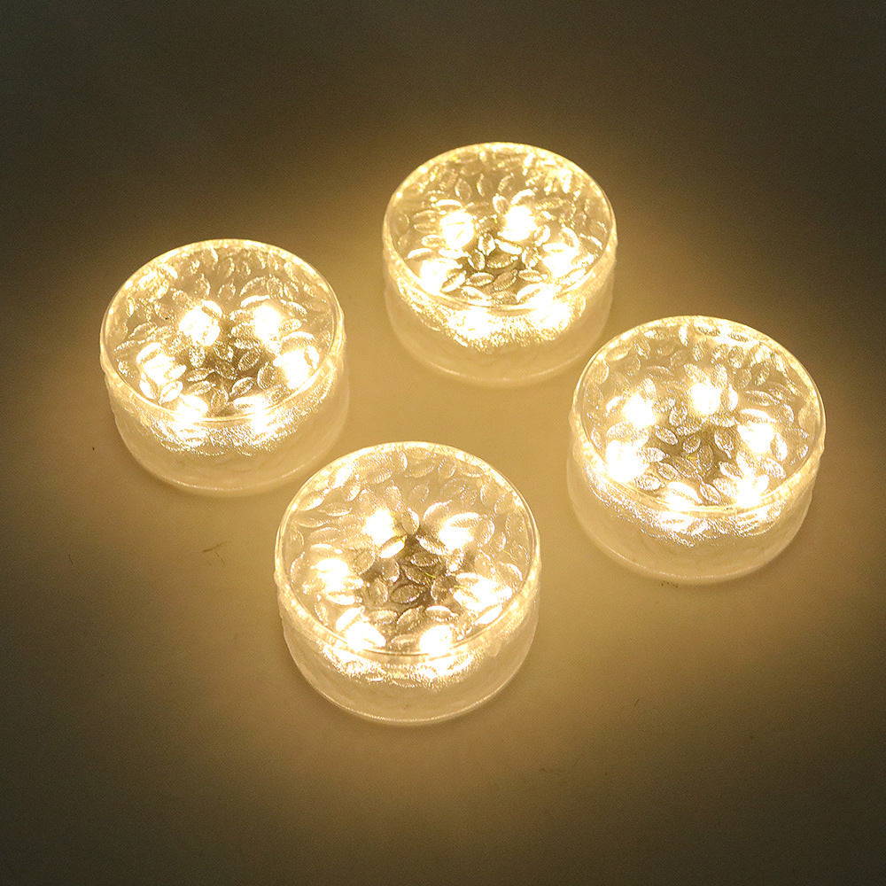 Frosted Glass In-Ground Solar Pathway LED Lights