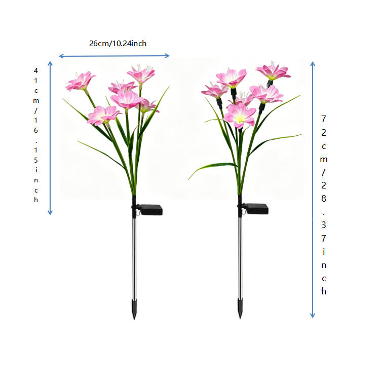 Dekorative LED Flora Gartensteckerlichter