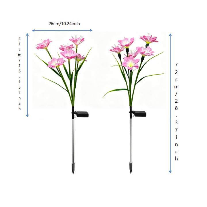 Dekorative LED Flora Gartensteckerlichter